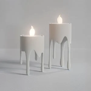 Erime Efektli Dekoratif Mumluk