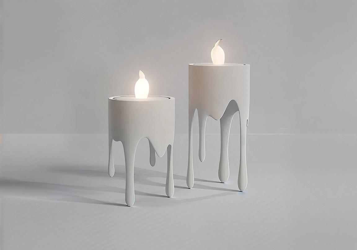 Erime Efektli Dekoratif Mumluk